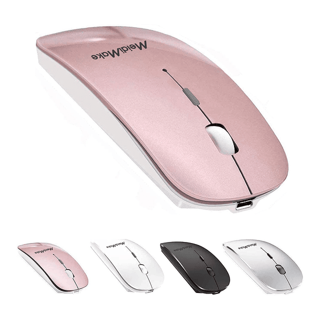 Mouse Inalámbrico RGB Con Batería MeidiMake