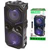 Parlante Bluetooth Con Micrófono Inalámbrico Para Karaoke  Doble Batería 4500W. TOGO-778M ____________________________________ $23.990 x unidad