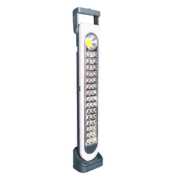 Lámpara Solar De Emergencia Recargable Luz LED 2W. COB Haoerliang Modelos HEL-6855T y HEL-6866T