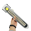 Lámpara Solar De Emergencia Recargable Luz LED 2W. COB Haoerliang Modelos HEL-6855T y HEL-6866T