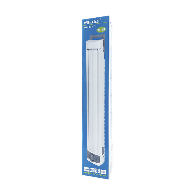 Lámpara De Emergencia Recargable Luz LED Weidasi Modelo WD-839T