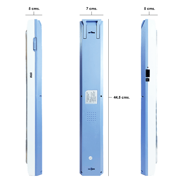 Lámpara De Emergencia Recargable Luz 60LED's 5W. IRM Modelo LJ-5960