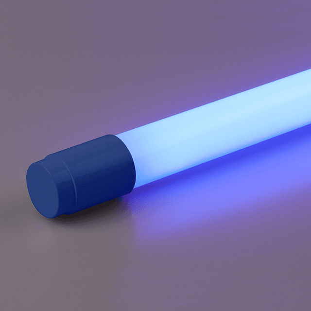 Tubo Luz LED Color Azul 18W. IP65 Rixme Modelo T8