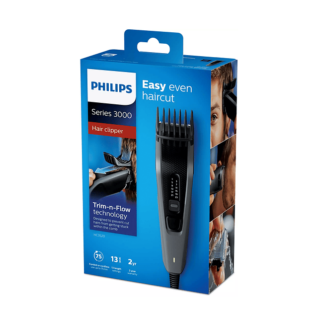 Máquina Cortadora De Cabello Philips Hairclipper Series 3.000 Modelo HC3520/15