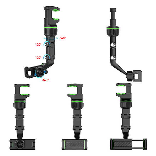 Soporte Universal Giratorio 360° Ajustable Para Teléfono Móvil - GTI