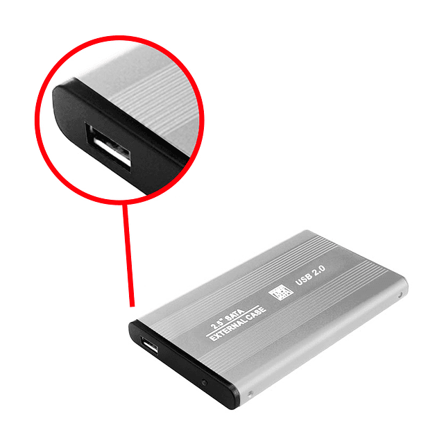 Case Para Disco Duro HD Externo 2.5" HDD USB 2.0/3.0 Aoweixun Orvesion