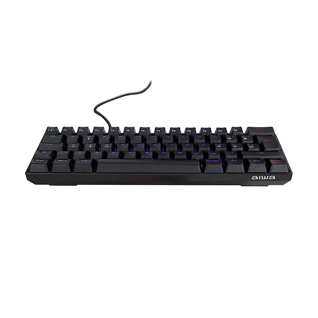 Teclado Gamer Mecánico LED RGB Retroiluminado Aiwa Modelo AW-GK100