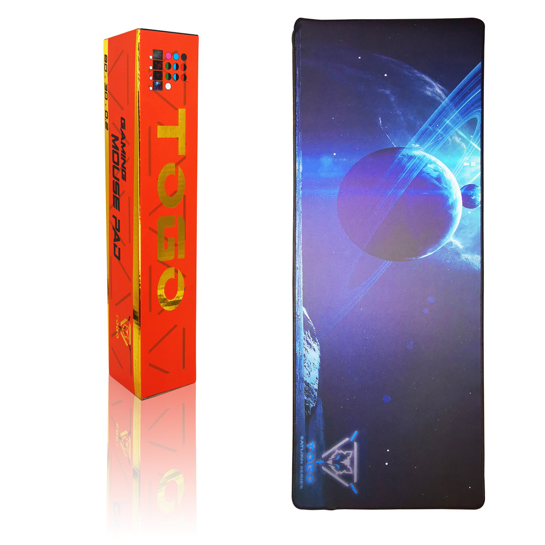 Mouse Pad Gamer Antideslizante Extendido TOGO Saturn 80cm x 30cm x 0.2cm