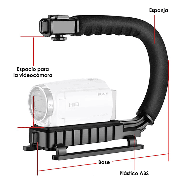 Kit Para Creación y Transmisión De Videos Con Micrófono Para Videocámara / GTI Modelo AY-49U