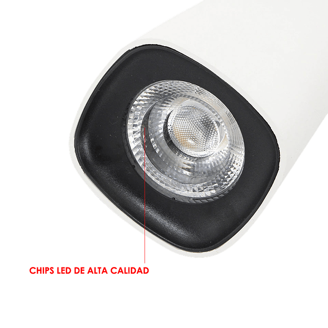 Foco-Lámpara Luz LED 30W. - 6.000K. Para Riel En Techo / GTI
