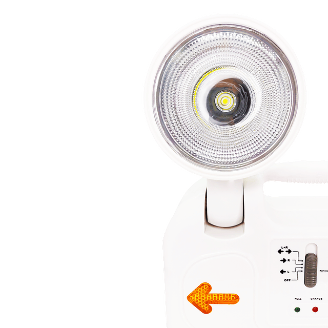 Lámpara De Emergencia De Dos Faros Luz LED Recargable y Portátil 10W. - MeidiMake