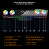 Parlante - Subwoofer Bluetooth Multimedia Inalámbrico Luz LED RGB Para Escritorio / GTI Modelo V18