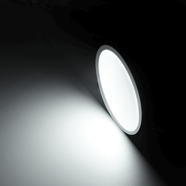 Foco Redondo Luz LED Color Blanco De 24W. 6.500K. Sobrepuesto