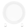 Foco Redondo Luz LED Color Blanco De 12W. 6.500K. Empotrado / HaoMai