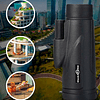 Telescopio Monocular 12x50 Hd - Telescope Hq Con Trípode de regalo 