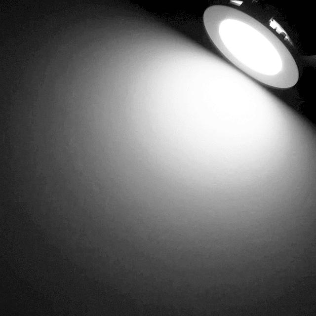 Foco Redondo Luz LED Color Blanco De 3W. 6.500K. Empotrado / HaoMai