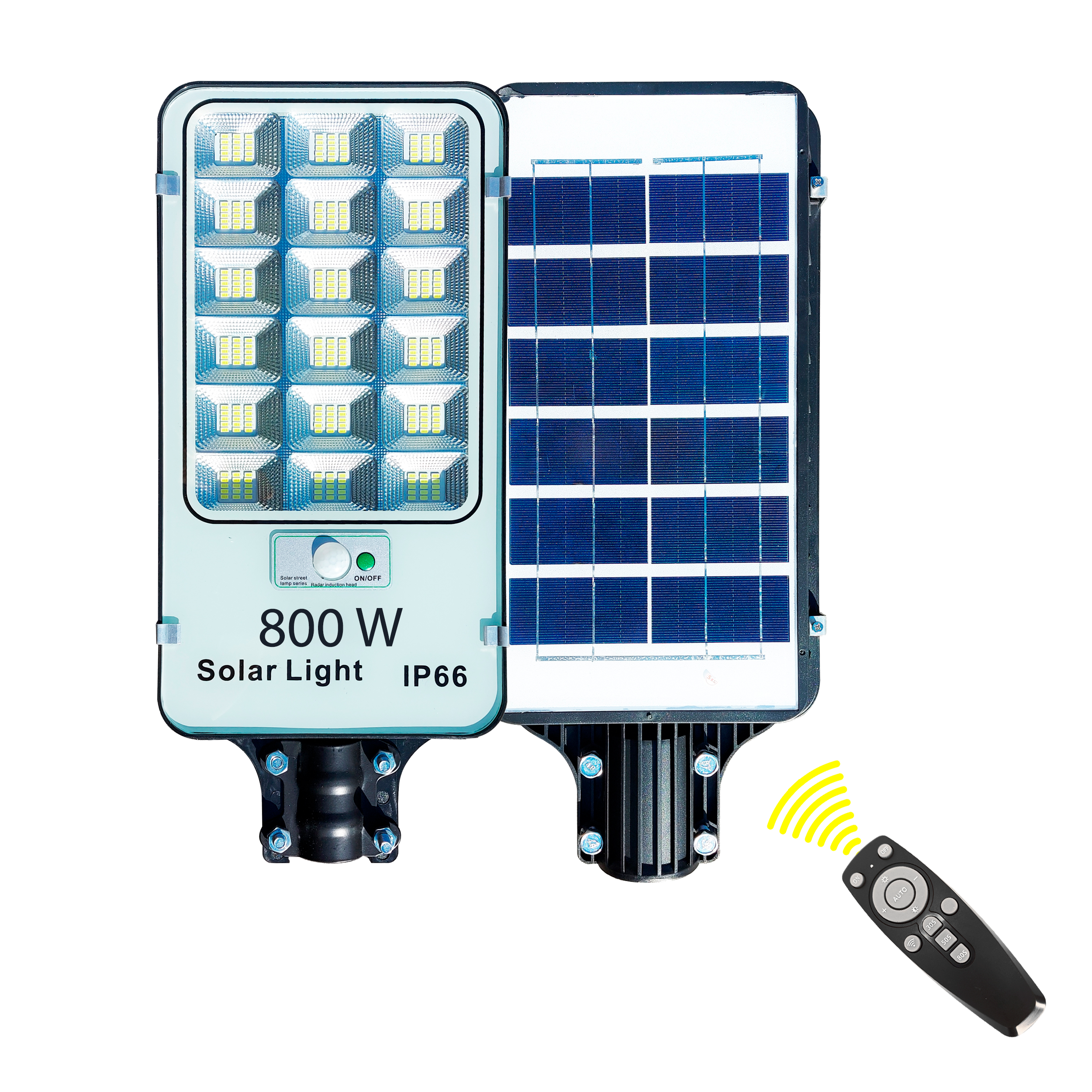 Foco Solar LED Jortan 1000W Exterior IP66 con Panel y Control Remoto