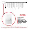 Cortina 9 Metros De Largo Con 288 Luces LED Color Blanco Frío IP20 / MeidiMake Modelo IF2881H