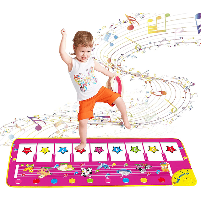 Alfombra - Tapete Musical De Piano Para Niñas y Niños 110 cm