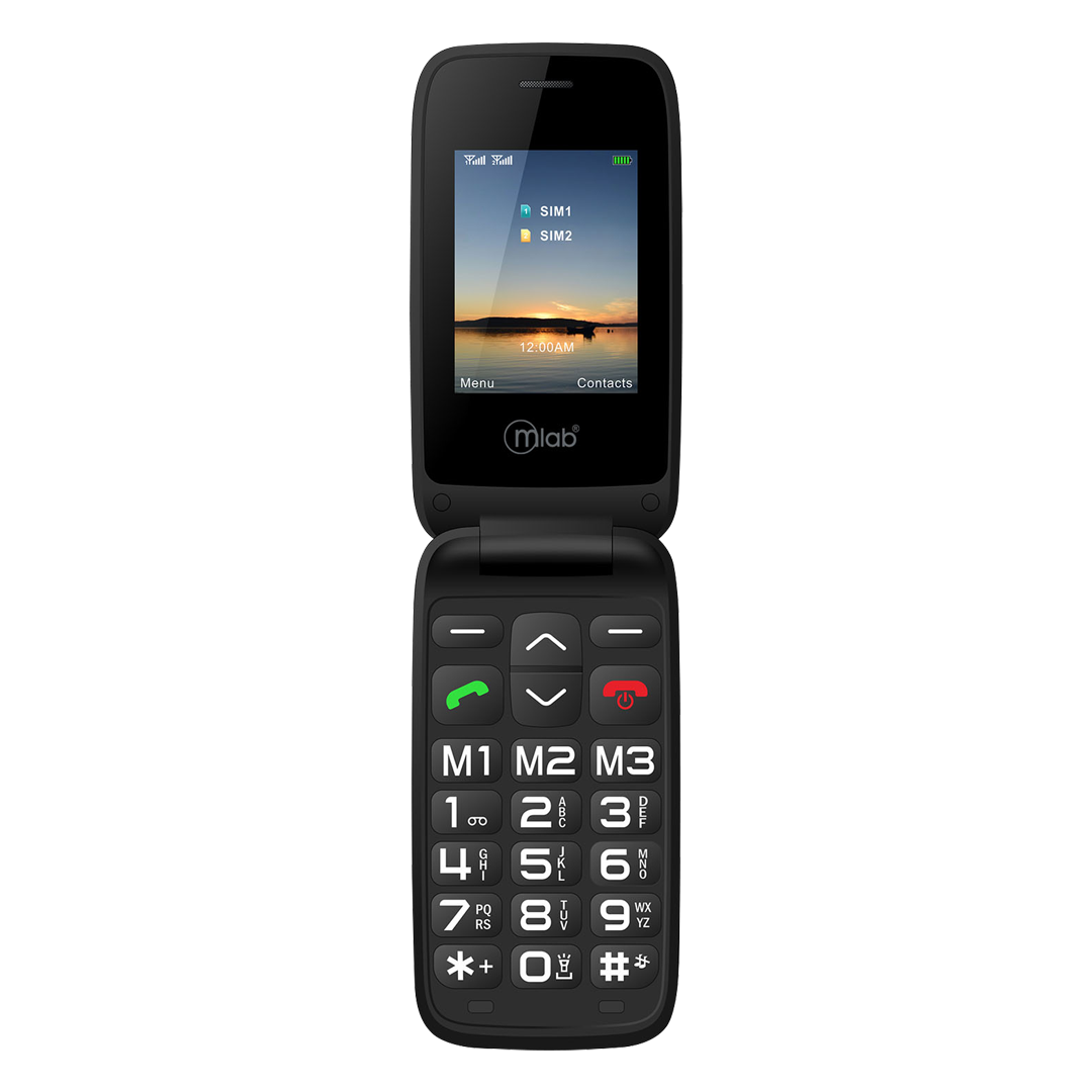 Teléfono celular Senior Adulto Mayor 4G, Dual SIM, pantalla 2.8″, botón SOS  – SIPO