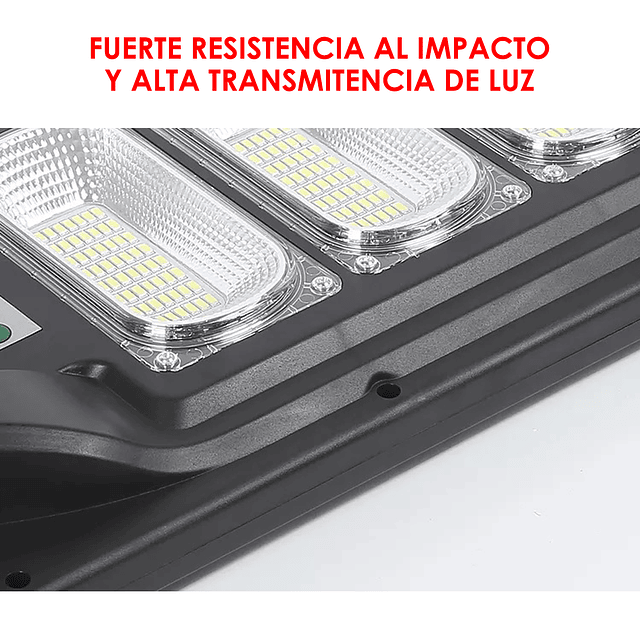 Foco Solar LED De Exterior Con Panel Solar y Sensor De Luz 144 LED IP66 180W. - Jortan