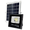 Foco LED De 10W. IP66 + Panel Solar + Control Remoto / Jortan