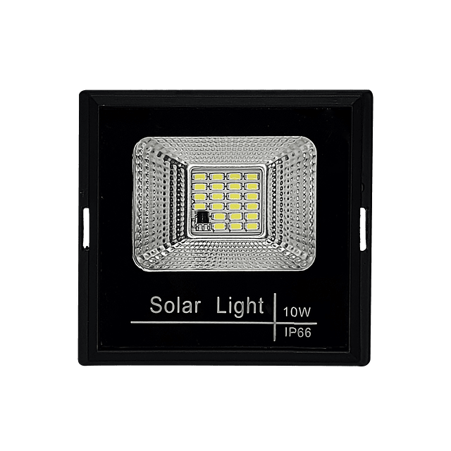 Foco LED De 10W. IP66 + Panel Solar + Control Remoto / Jortan