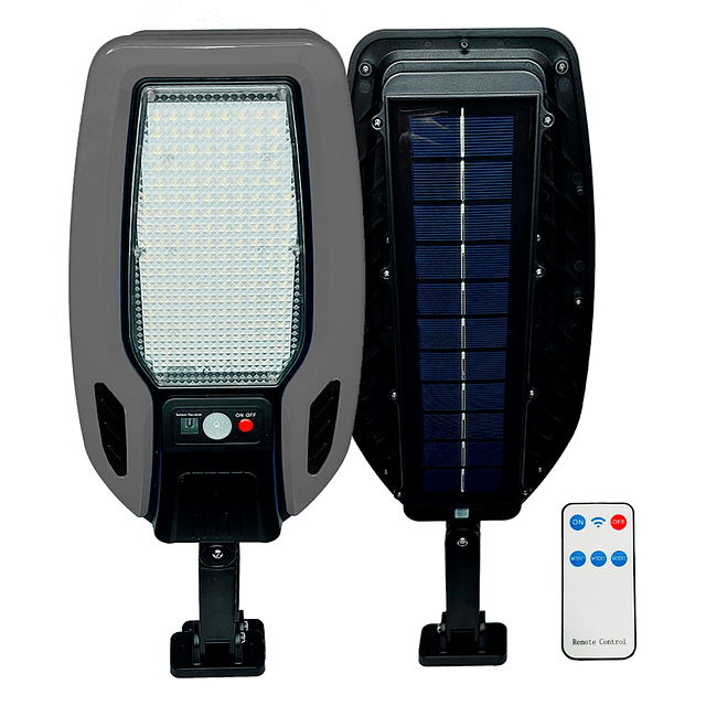 Foco Solar De Inducción 60W. Con 168 Luces LED y Sensor De Movimiento / TGO Modelo TG-84106-1