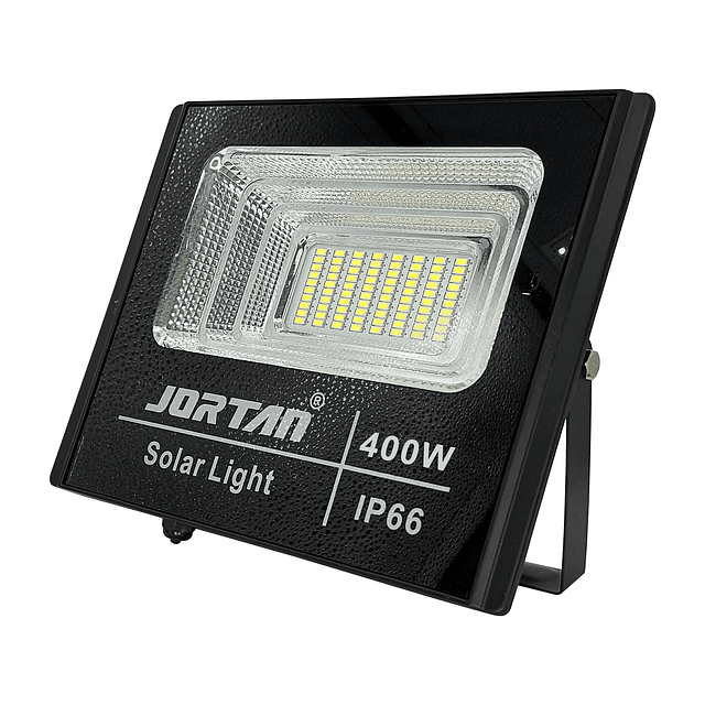 Reflector LED De 400W. IP66 Con Panel Solar y Control Remoto / Jortan