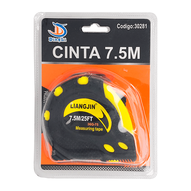 Cinta Métrica Profesional 7.5mt.  