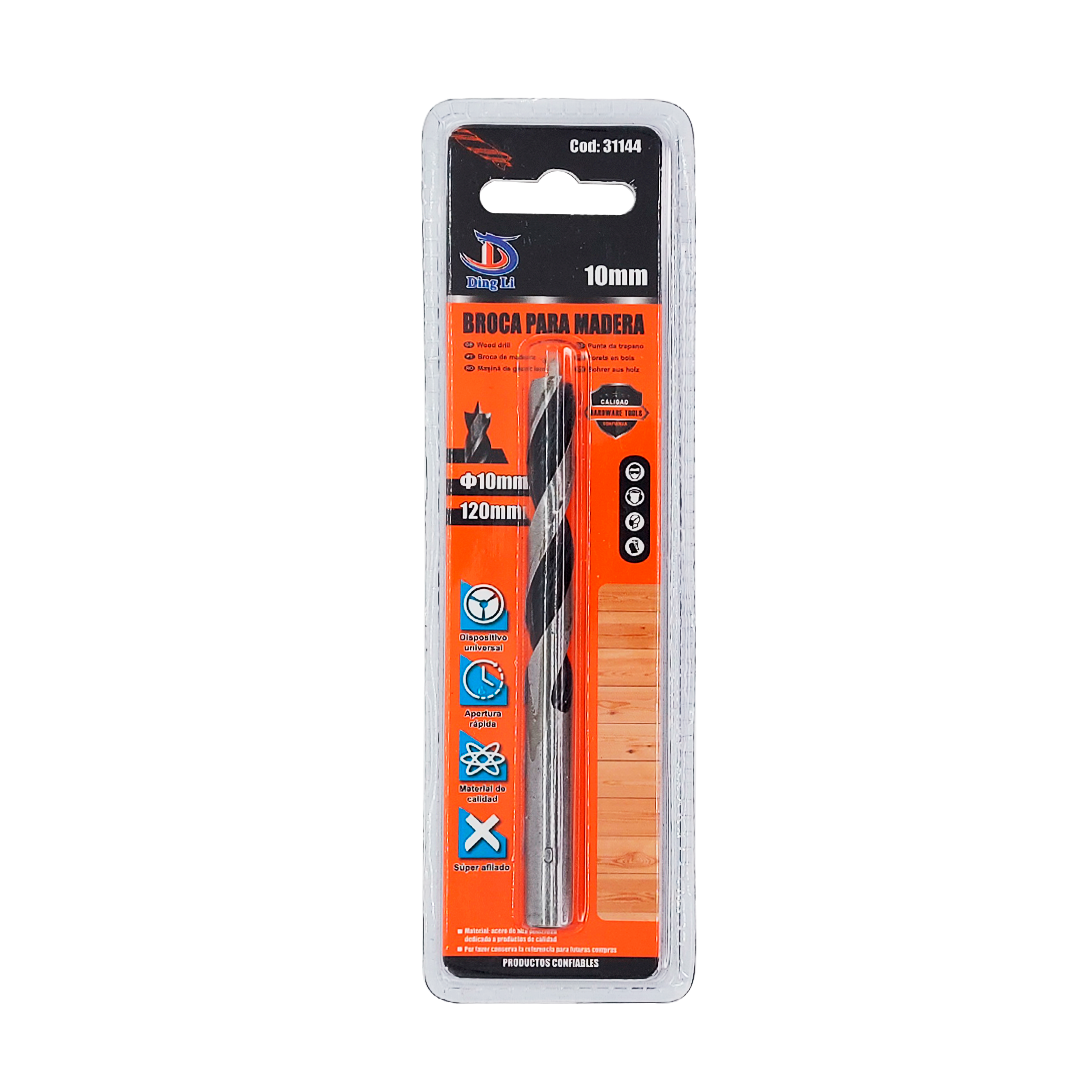 Broca para madera 10 mm