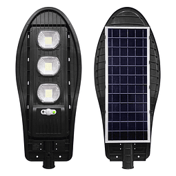 Foco Solar LED De Exterior Con Panel Solar y Sensor De Luz 150W. - IP65 - 6500K / Jortan Modelo T-150W