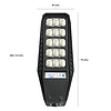 Foco Solar LED De Exterior Con Panel Solar y Sensor De Luz 500W. - IP66 - 6500K / Jortan Modelo 500W