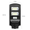 Foco Solar LED De Exterior Con Panel Solar y Sensor De Luz 120W. - IP65 - 6500K / Jortan Modelo T-120W