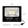 Reflector LED De 150W. IP66 6500K Con Panel Solar y Control Remoto / Jortan Modelo T-150W