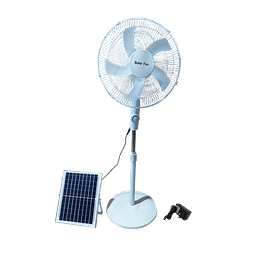 Ventilador de Pie 16" con Panel Solar 12W Mod. WG-168