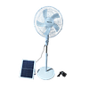 Ventilador de Pie 16" con Panel Solar 12W Mod. WG-168