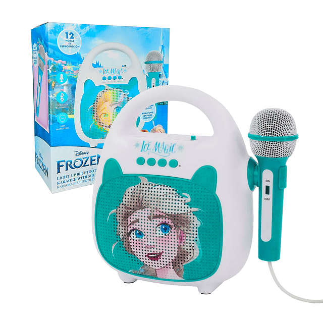 Parlante Portatil Bluetooth Karaoke Disney Frozen