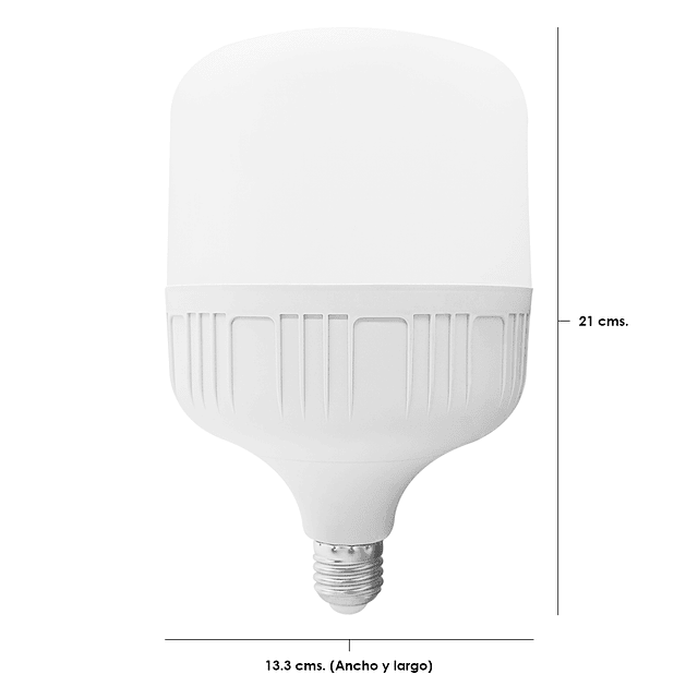 Ampolleta LED De 60W. - Luz Fría / GTI Modelo WG BFMQP-60W
