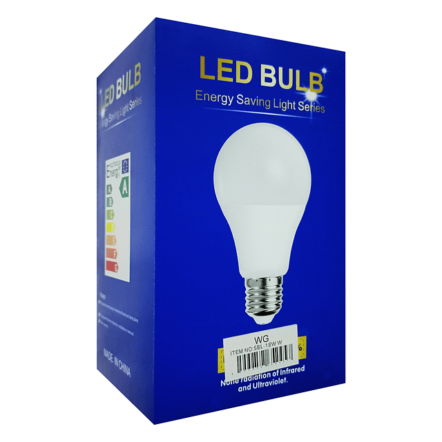Ampolleta LED De 18W. - Luz Fría / GTI Modelo WG SBL-18W
