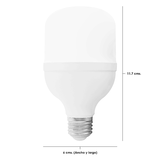 Ampolleta LED De 10W. - Luz Fría / GTI Modelo WG FBKSBL-10W