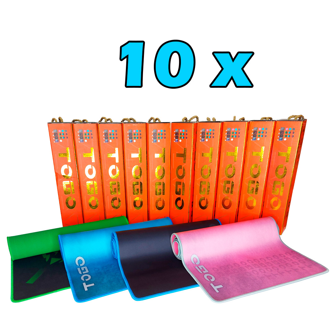 Mousepad Gaming EXTENDIDO 80 Cm X 30 Cm X 0.25 Cm Pack X 10 Variedades