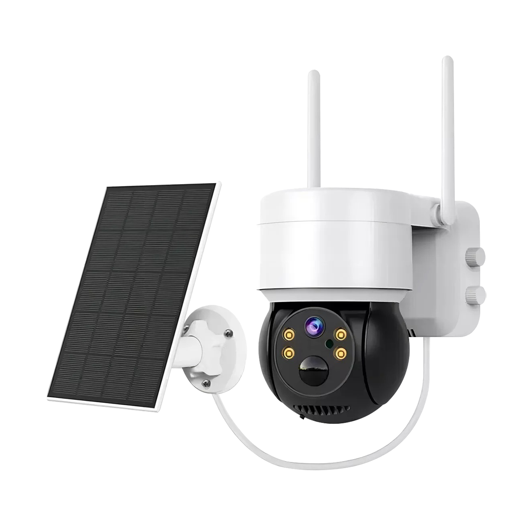 Cámara Wi-Fi con Panel Solar y Sensor de Movimiento Para Espacios Interiores y Exteriores - Inalámbrica - IP1080 / TGO