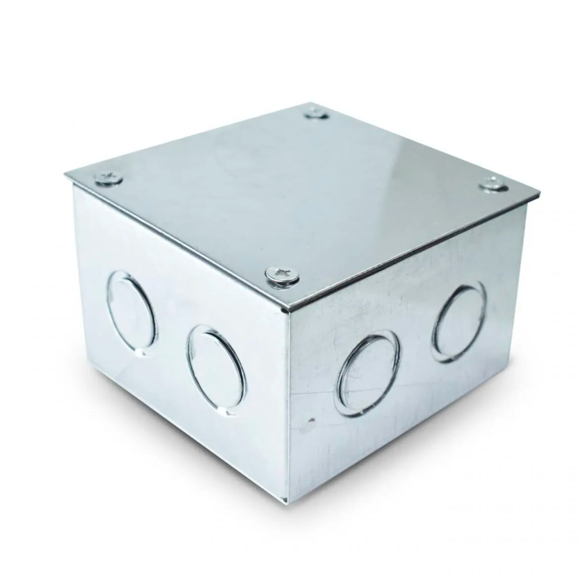 Caja De Distribución Galvanizada 100 x 100 x 65 mm