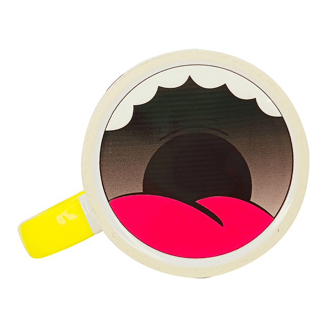 Tazón Cerámico con Boca Abajo Homero Simpsons DTF UV