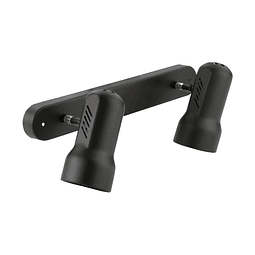 Foco con Barra para Techo - Para 2 Ampolletas R63 E27 / L.A. Concept Modelo U2-12