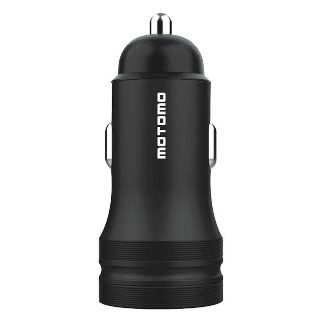 Cargador de Vehículo con Doble Puerto USB y Salida Total de 2.4A. / Motomo Modelo MO-2991