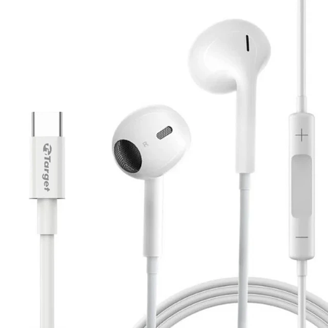 Audífonos In Ear (Internos) Manos Libre - Con Cable Conector Tipo C / Target Modelo TTEMTIPOCWH