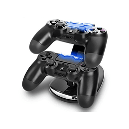 Cargador Doble con Base para Controles PS4 "PlayStation 4"