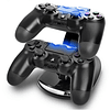 Cargador Doble con Base para Controles PS4 "PlayStation 4"